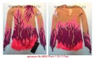 Suit for art gymnastics The article  4950 Sizes: Growth of 110-117 centimeters - www.artdemi.ru