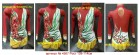 Suit for art gymnastics The article  4567 Sizes: Growth of 109-114 centimeters - www.artdemi.ru