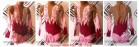 Suit for art gymnastics The article 4666 Sizes: Growth of 108-116 centimeters - www.artdemi.ru