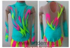 Suit for art gymnastics The article  5135 Sizes: Growth of 115-125 centimeters - www.artdemi.ru