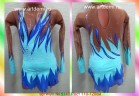 Suit for art gymnastics The article  5140 Sizes: Growth of 110-120 centimeters - www.artdemi.ru