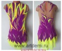 Suit for art gymnastics The article  5142 Sizes: Growth of 150-158 centimeters - www.artdemi.ru