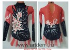 Suit for art gymnastics The article  5145 Sizes: Growth of 115-125 centimeters - www.artdemi.ru