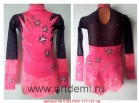 Suit for art gymnastics The article  5162 Sizes: Growth of 117-127 centimeters - www.artdemi.ru