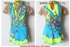 Suit for art gymnastics The article  5238 Sizes: Growth of 120-130 centimeters - www.artdemi.ru