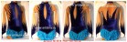 Suit for art gymnastics The article  4618 Sizes: Growth of 120-130 centimeters - www.artdemi.ru