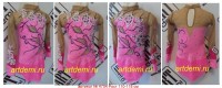 Suit for art gymnastics The article  4704 Sizes: Growth of 110-118 centimeters - www.artdemi.ru