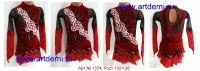 Suit for art gymnastics The art  1374 Sizes: Growth of 132-138 centimeters - www.artdemi.ru