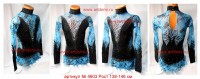 Suit for art gymnastics The article  4603 Sizes: Growth of 138-146 centimeters  - www.artdemi.ru