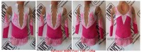 Suit for art gymnastics The article 4665 Sizes: Growth of 106-112 centimeters  - www.artdemi.ru