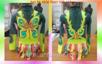 Suit for art gymnastics The art  4936 Sizes: Growth of 100-108 centimeters - www.artdemi.ru