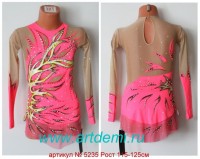 Suit for art gymnastics The article № 5235 Sizes: Growth of 115-125 centimeters - www.artdemi.ru