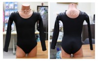 gymnastic leotard with sleeves  - www.artdemi.ru