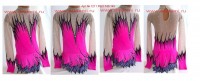 Suit for art gymnastics The art  1211 Sizes: Growth of 140-145 centimeters - www.artdemi.ru