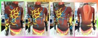 Suit for art gymnastics The article  4823 Sizes: Growth of 115-125 centimeters - www.artdemi.ru